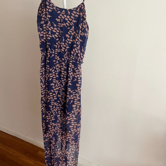 Peaches N Cream Elephant Print dress High Low design size Medium - Picture 1 of 9